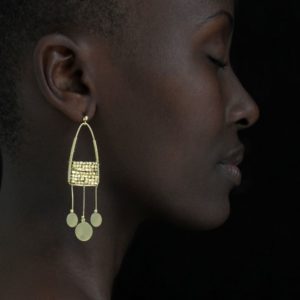 0c07fe118e8c7ad84d3eeb14088ae80a--gold-earrings Shompole collection